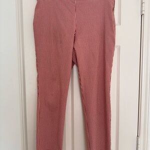 a new day Red and White Gingham Pants